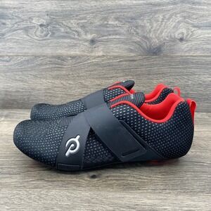 Peloton Cycling Shoes Black Red Men's US 11 M EUR 44.6 Spin Bike Cleats